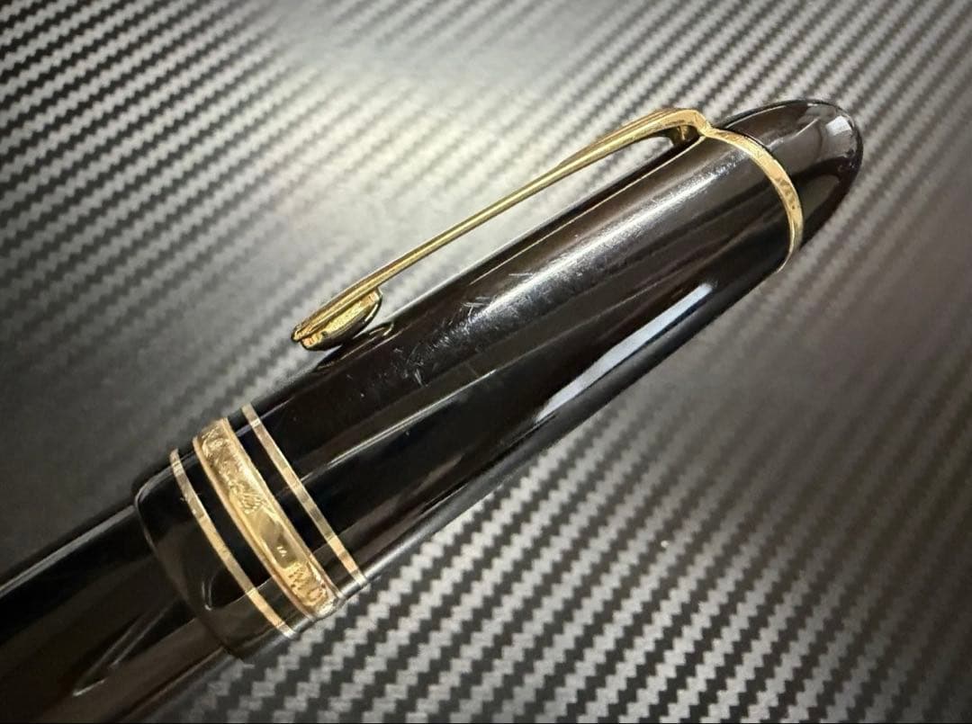 美品 モンブラン マイスターシュテュック 149 14C 中白 F 細字 万年筆