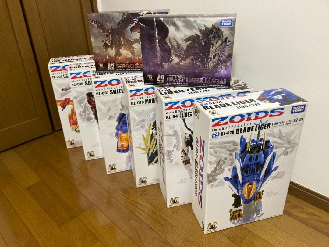 ゾイドZOIDS 40周年 AZシリーズ＋MHコラボ8点セット