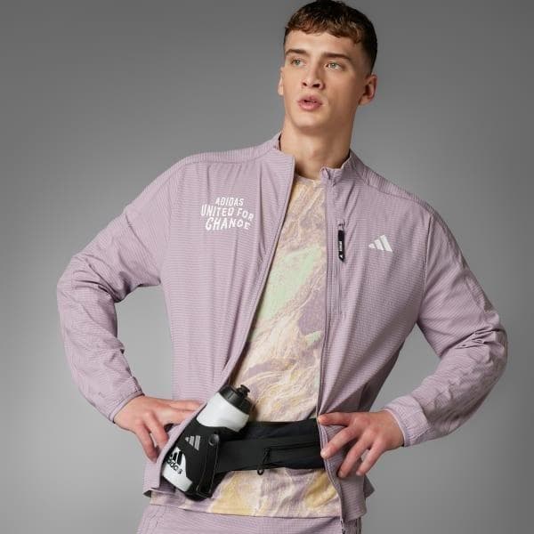 C新品 L アディダス ランニング 上下 セットアップ ジャケットショーツ