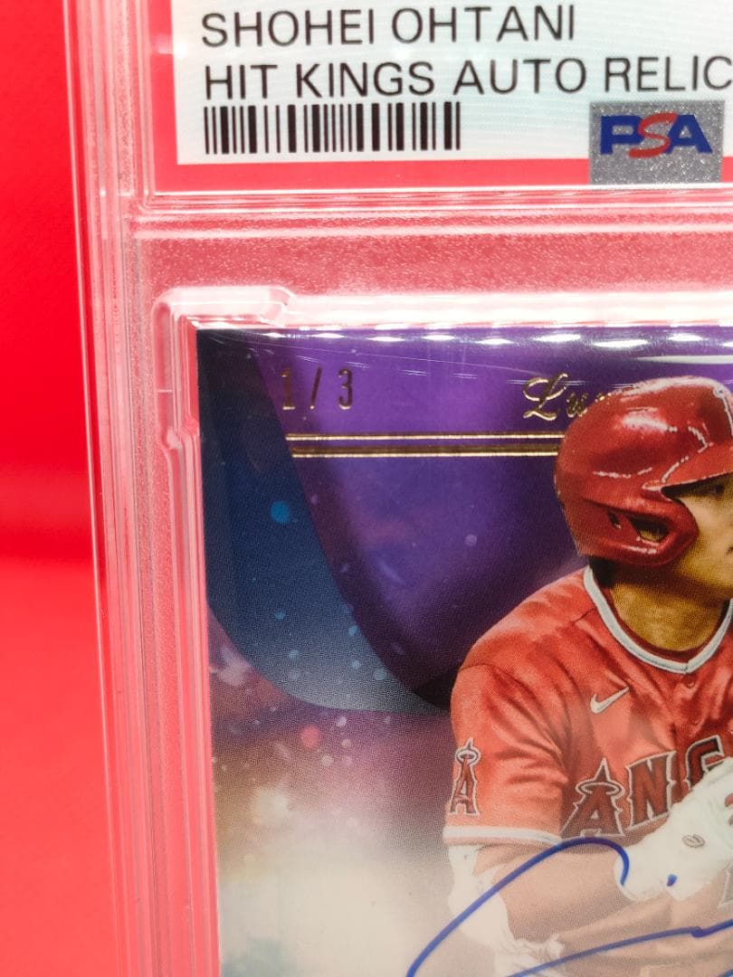 【希少ファーストNo.】大谷翔平_直筆オンカードサイン_世界3枚_PSA9鑑定品