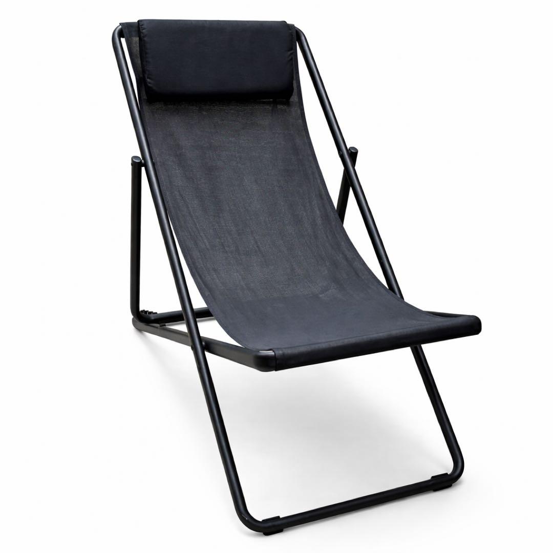【アウトドア 折りたたみチェア／リクライニング機能付き】