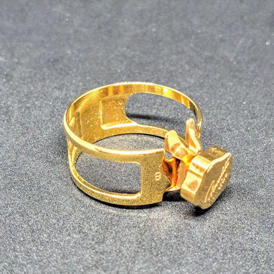 〈試奏のみ〉ゴッツ　シグネチャー　リガチャー　バリトンサックス　ラバー用