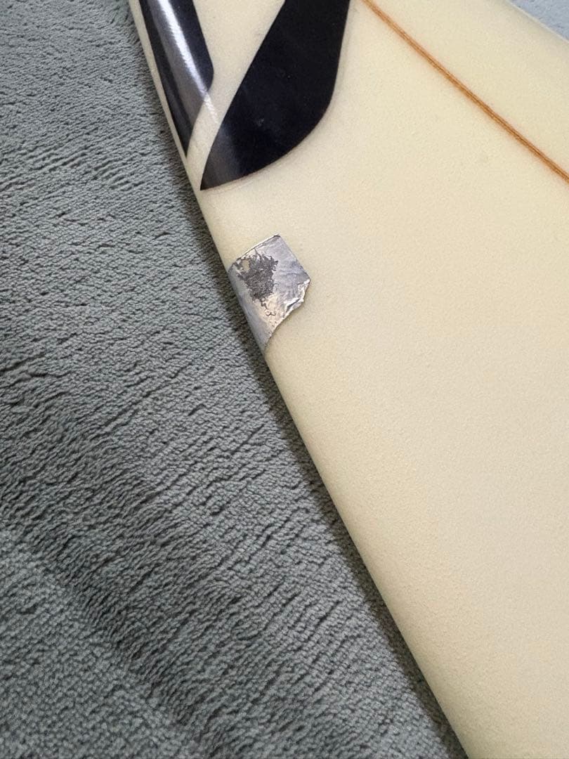 Bourton ショートボード　フィン、ケース、リーシュ付き