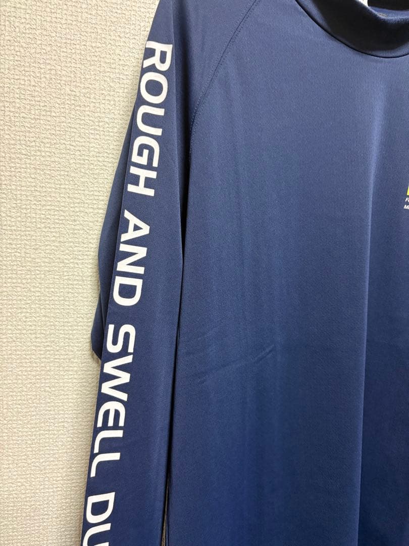ラフ＆スウェル　メンズゴルフウェア　ネイビー　モックネック　超美品