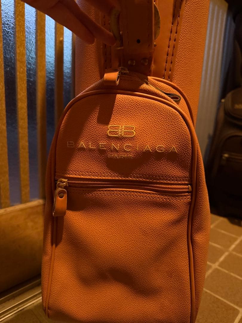 キャメル レザー ゴルフバッグ キャディバッグ