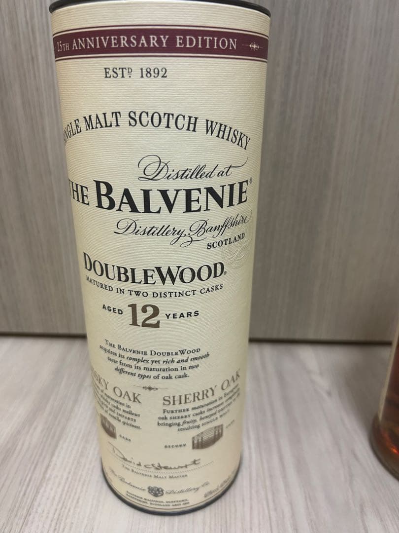 希少品)BALVENIE DOUBLEWOOD 12年 25周年記念版