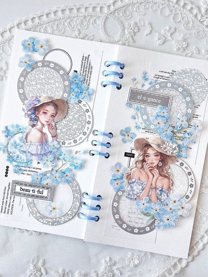 コラージュ素材　紙もの　素材紙　【2548】