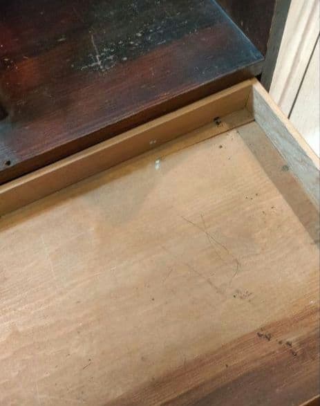 本棚 本立て ブックスタンド 引き出し付き 古道具