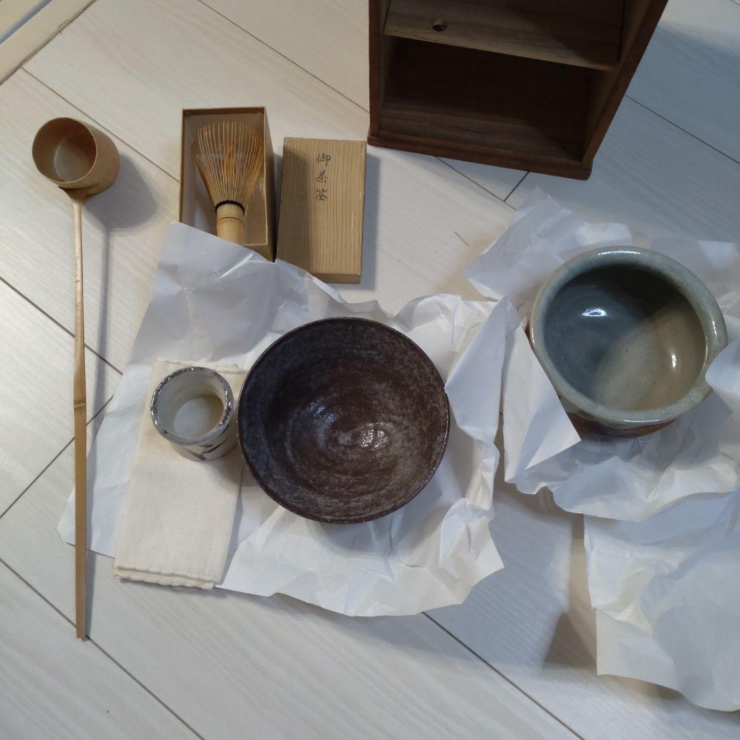 茶道具セット　桐短冊箱