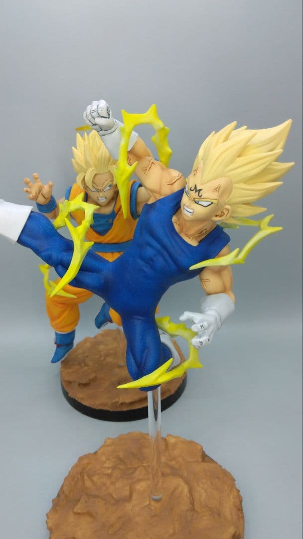 ドラゴンボールフィギュア　孫悟空　ベジータ　リペイント