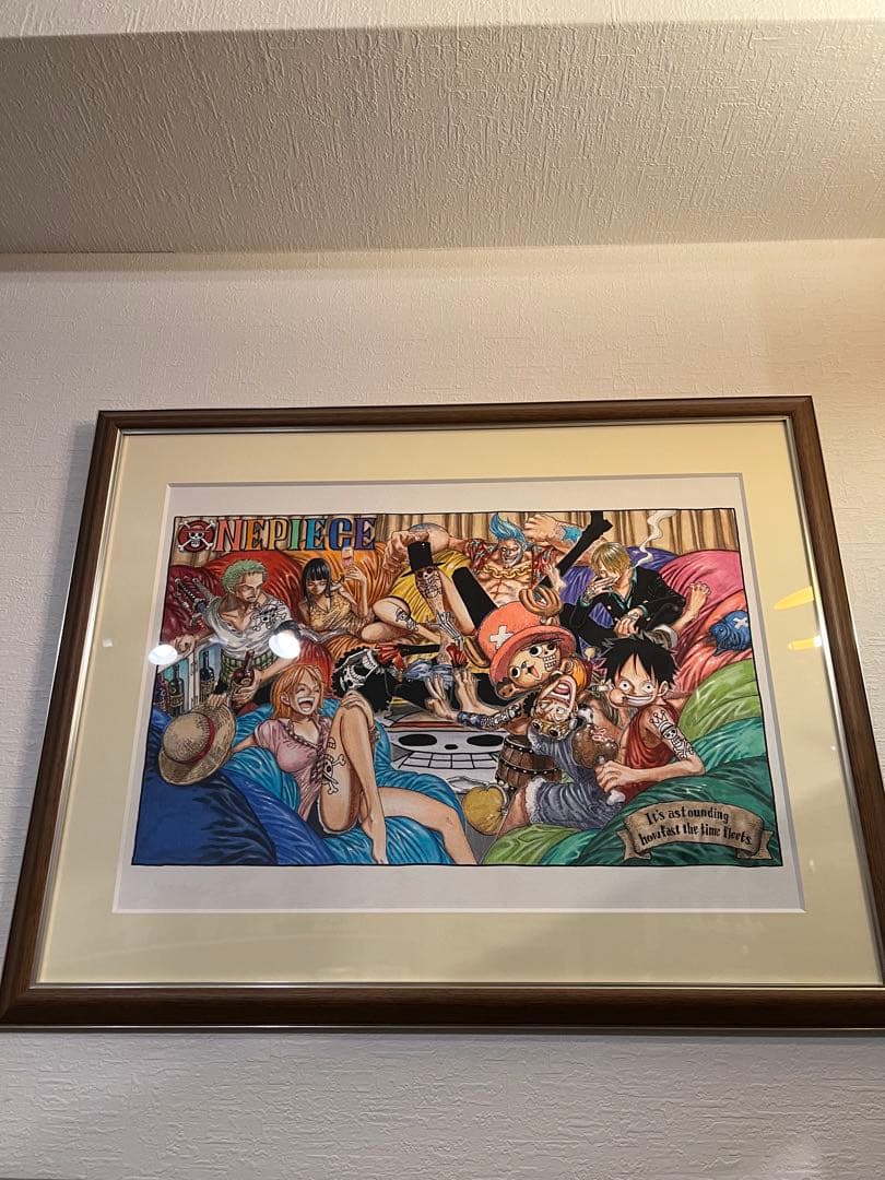 ワンピース　ONE PIECE 複製原画　麦わらの一味