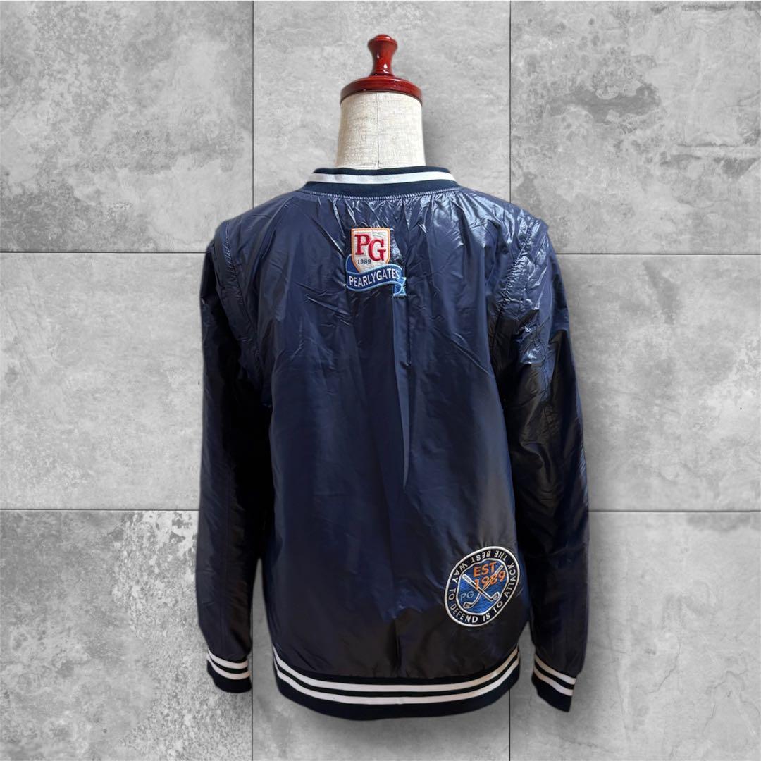 【美品】パーリーゲイツ リバーシブル スニード サイズ2 ネイビー✖️レッド