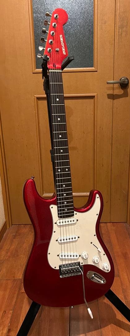美品☆SELDER ST-16 ストラトタイプ　メタリックレッド　新品弦交換