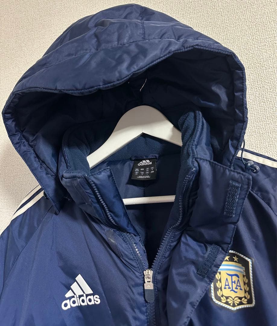 超レア！サッカー アルゼンチン代表 ベンチコート メンズL アディダス アウター
