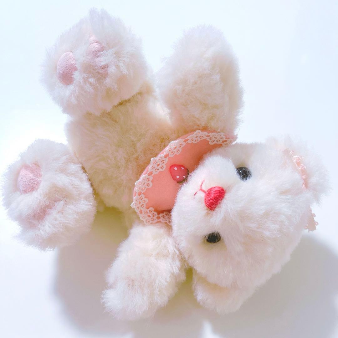 日本作家 テディベア ぬいぐるみ くま いちご アンティーク アートドール