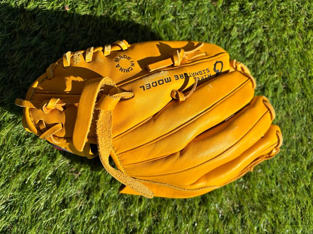 松坂モデル Nike 軟式グローブ イエロー 右投げ用　少年野球