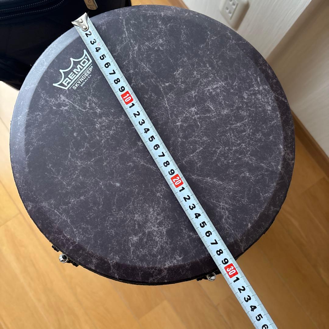 REMO ジャンベ 12インチ DJ0012-BE ケース＆カゴ3点セット