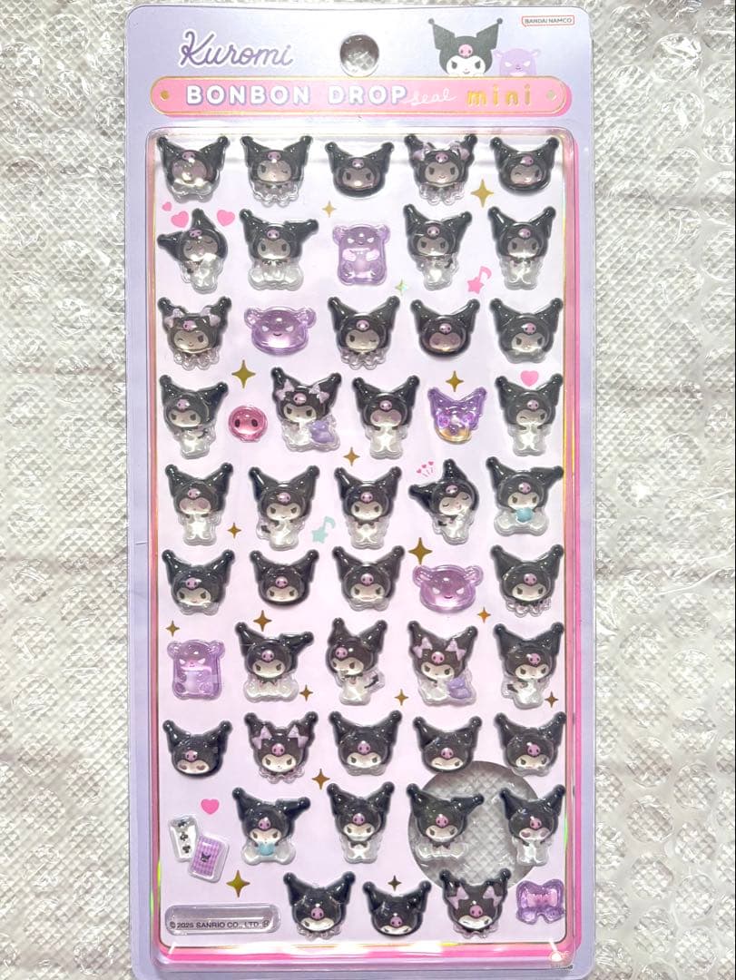 【バラ売り可】ボンボンドロップシール ミニ サンリオ 8枚セット