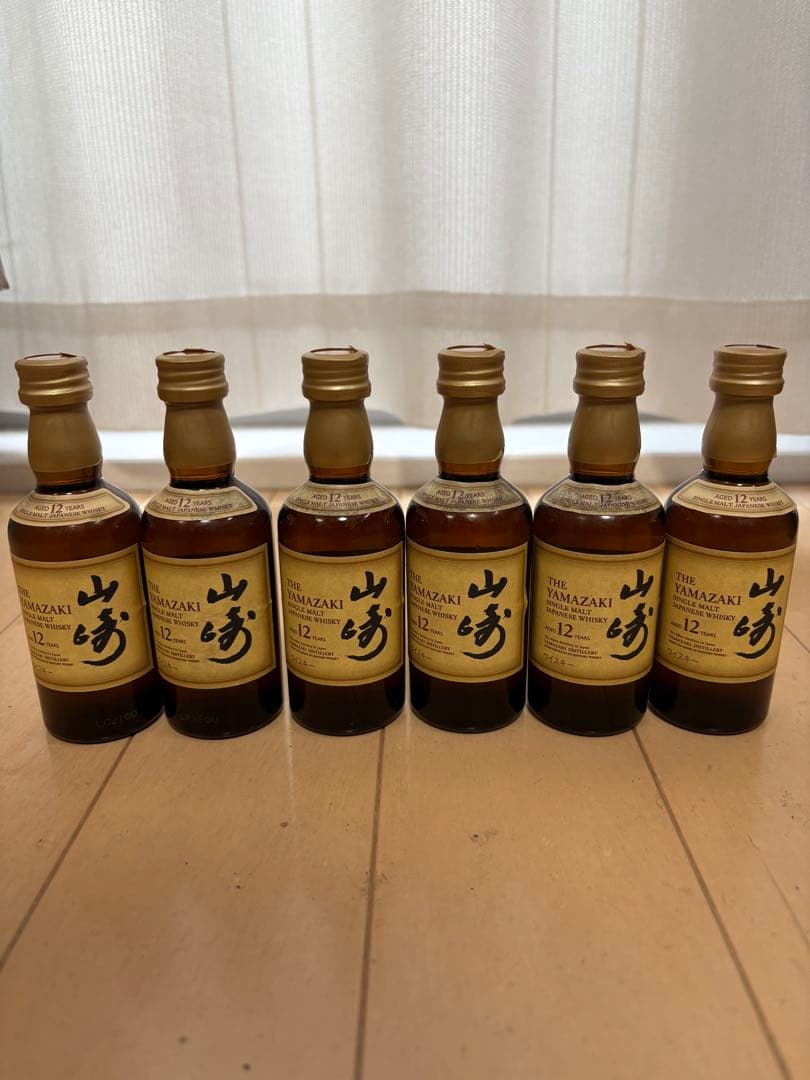 山崎 12年 ウイスキー 50ml 6本セット