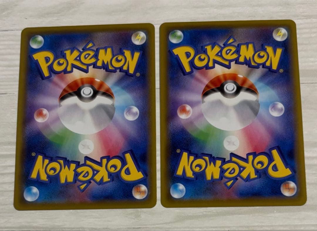 ピカチュウ 25周年 25th かじる ミラー　001/028 s8a 2枚