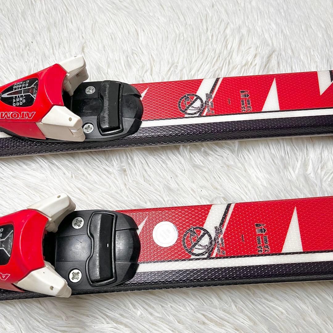 【良品】ATOMIC RACE 120 ジュニアスキー板 ビンディング付