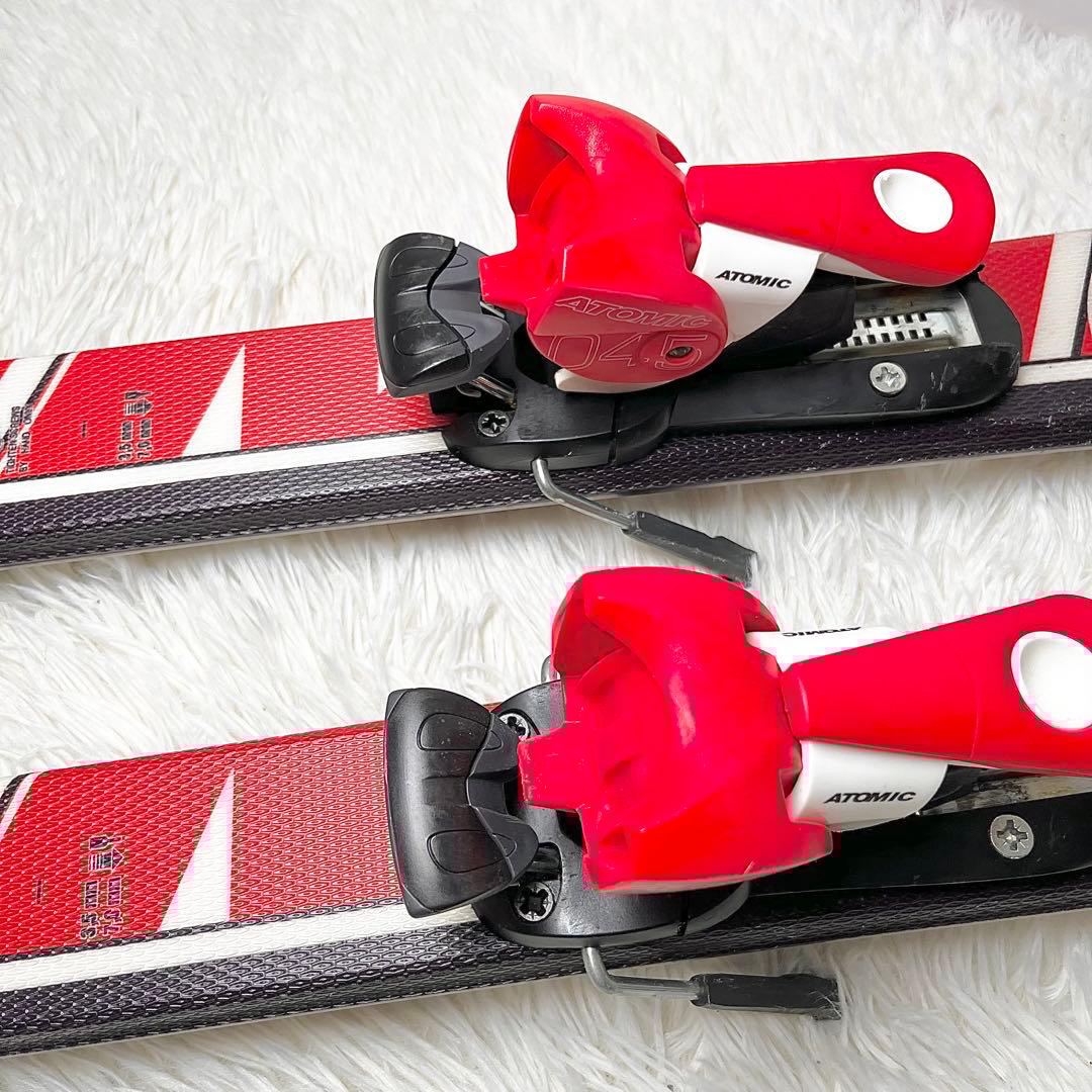 【良品】ATOMIC RACE 120 ジュニアスキー板 ビンディング付