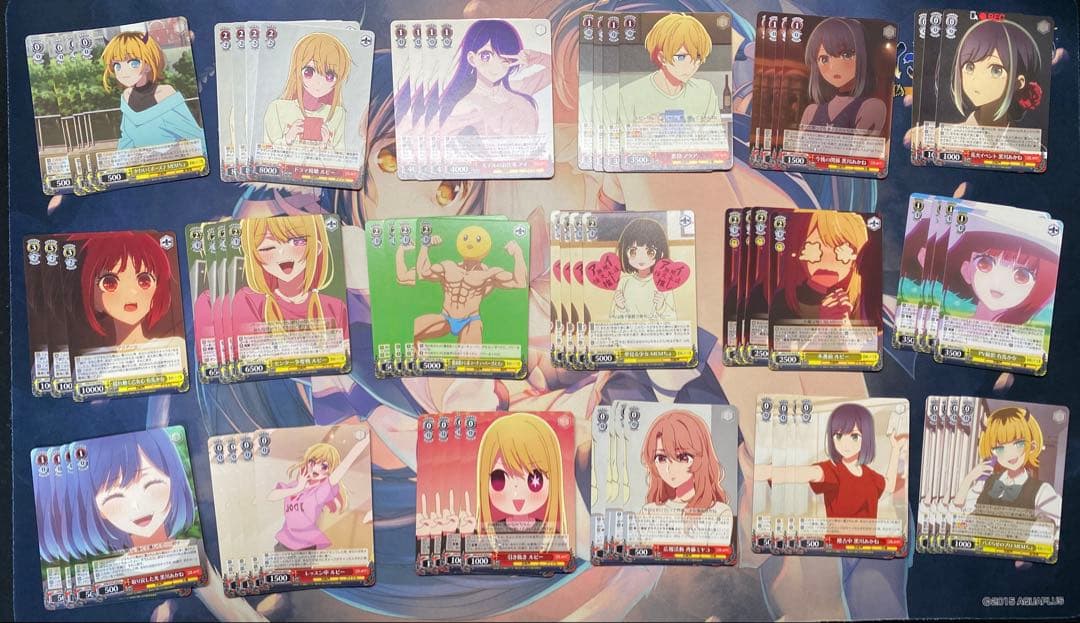 ヴァイスシュヴァルツ　推しの子RR以下各4＋PR