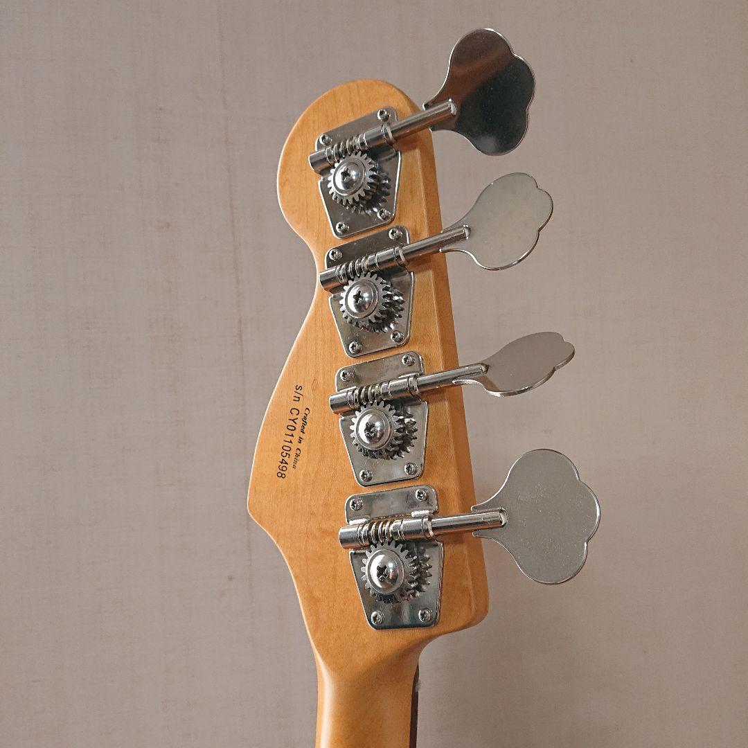 スクワイヤー アクティブ ジャズベース 各部調整済