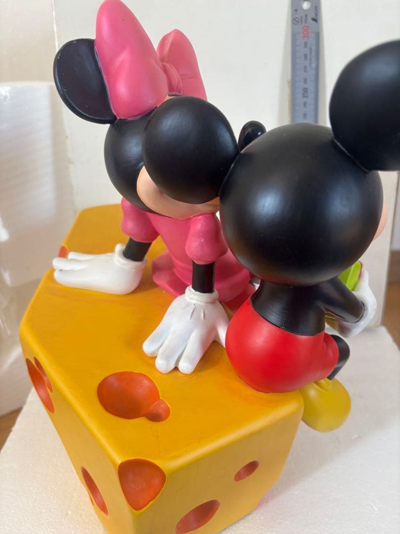 ディズニー　ミッキー ミニー　置物　フィギュア　特大　限定300
