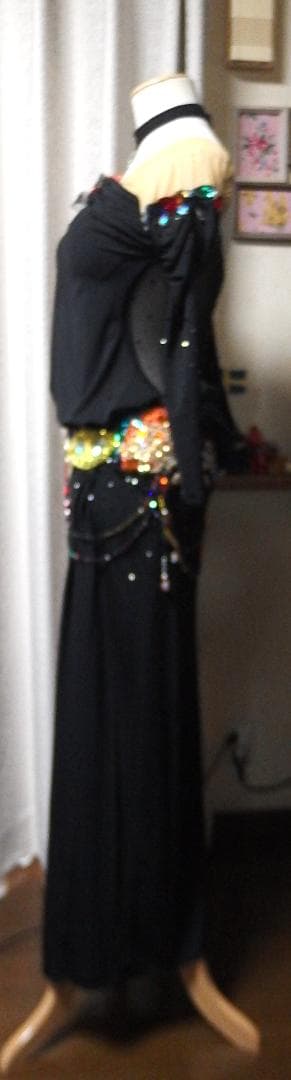 2/14迄【社交ダンス】チャコット　ブラックラテンドレス（正装用）