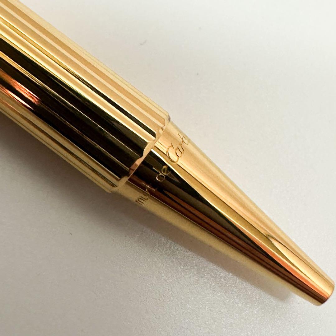 未使用 カルティエ マスト ボールペン ゴールド