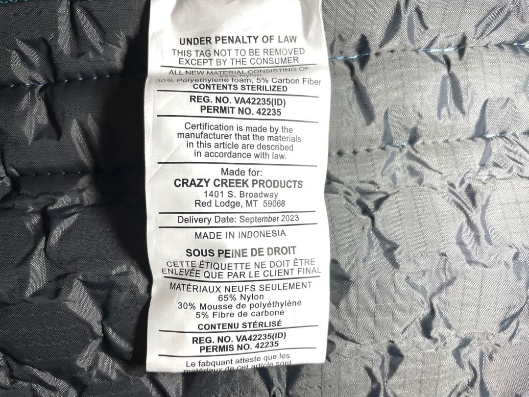 専用出品クレイジークリーク　HEX2.0 ロングバックチェア　Aブルー×スレート