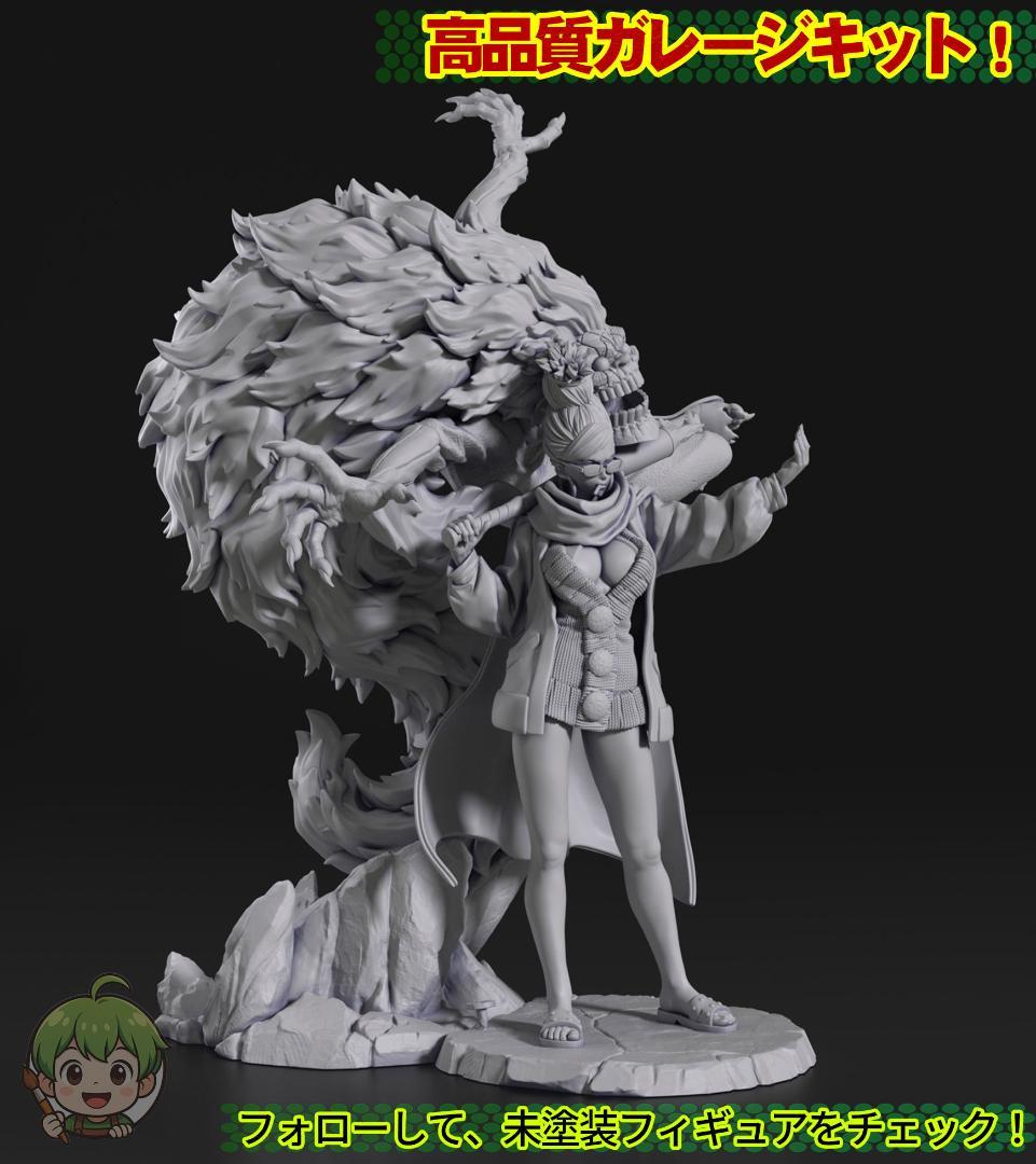 1/10　未塗装 未組立　フィギュア　ガレージキット　ダンダダン 綾瀬星子