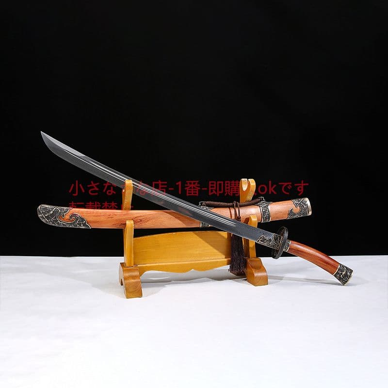 梅清刀酸枝木紋鋼  古兵器 武具 刀装具 日本刀 模造刀 居合刀