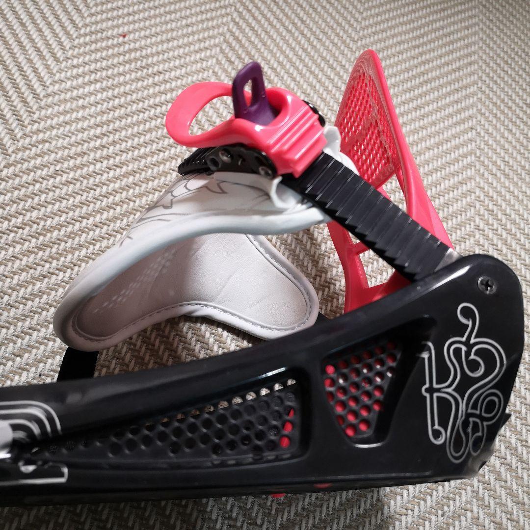 ほぼ新品 ケイツー スノーボード ビンディング 子供用
