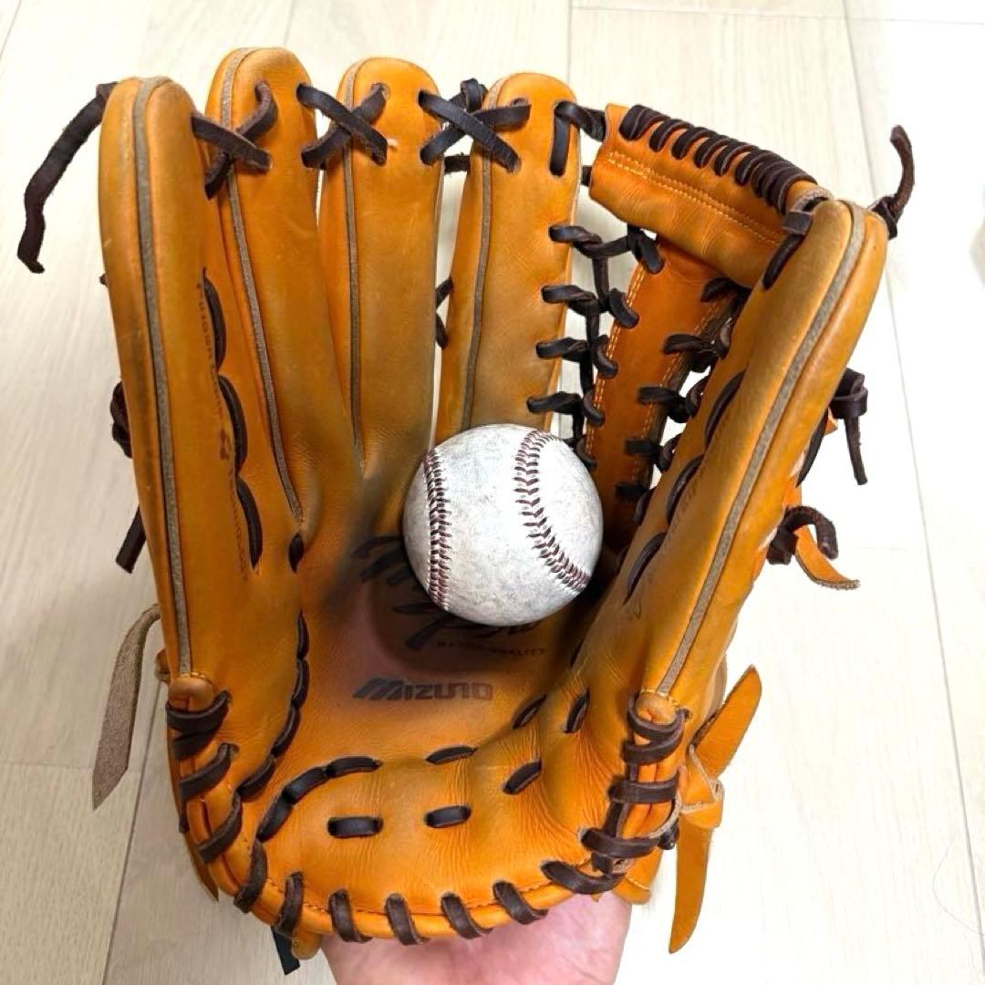 ミズノプロ　硬式外野手グラブ　キップレザー
