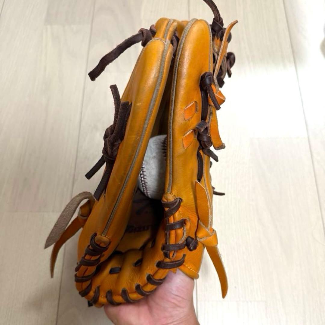ミズノプロ　硬式外野手グラブ　キップレザー