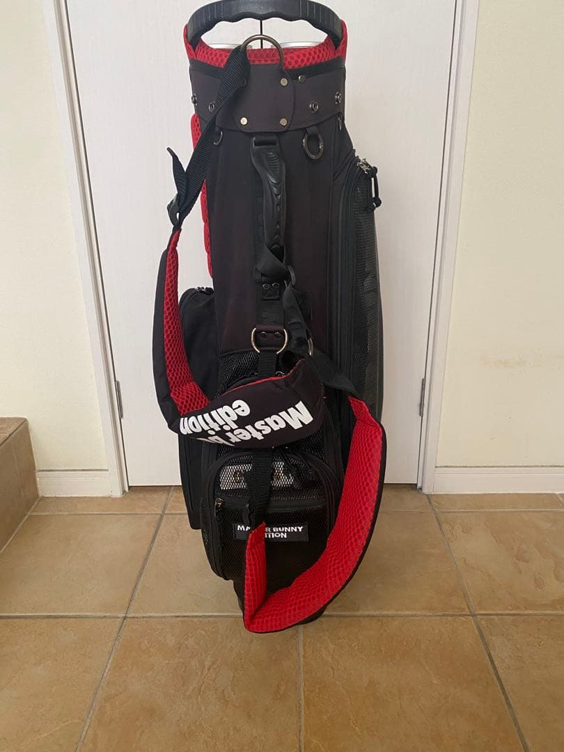 MASTER BUNNY EDITION キャディバッグ レッド/ブラック