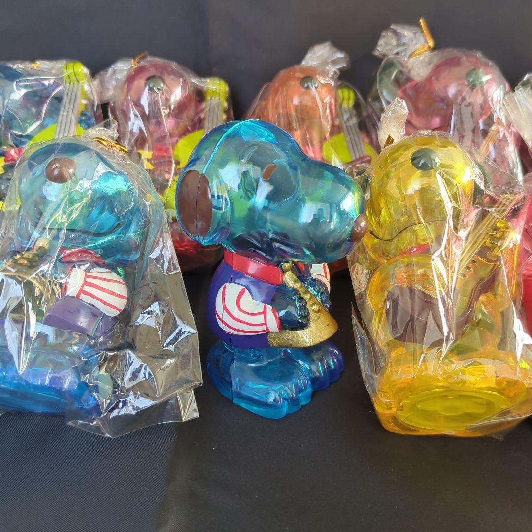 スヌーピー スケルトンフィギュア 貯金箱　9体　レトロ