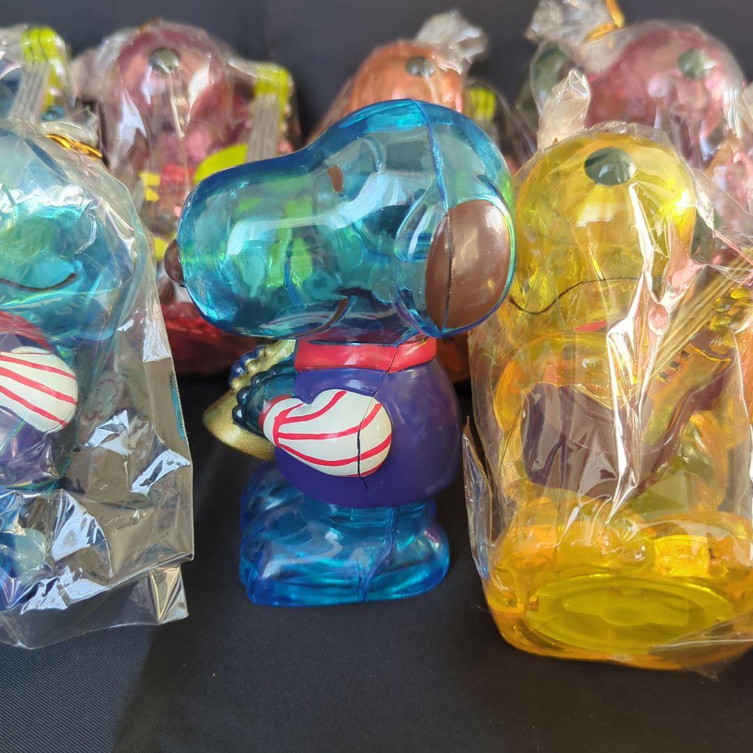 スヌーピー スケルトンフィギュア 貯金箱　9体　レトロ