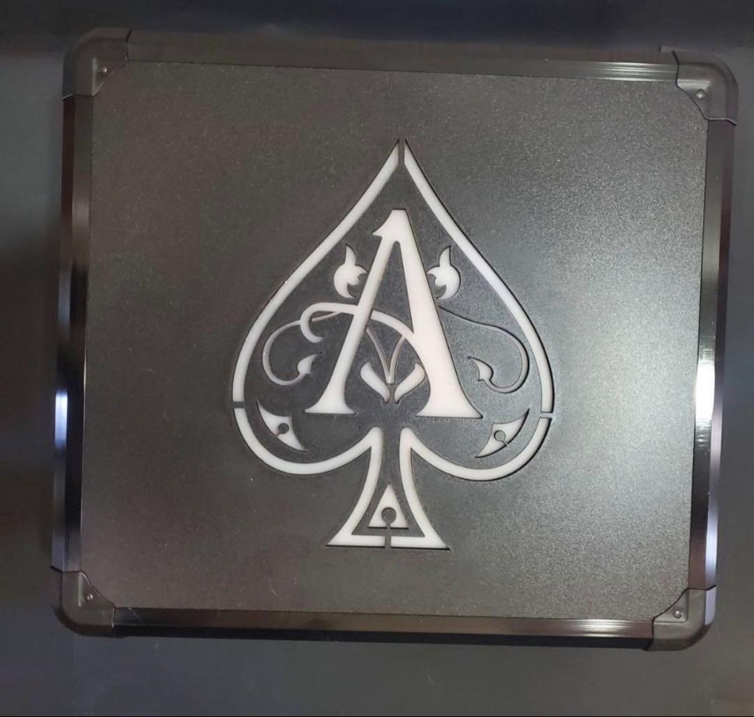 アルマンド信号機ケース空き瓶LEDライト付き