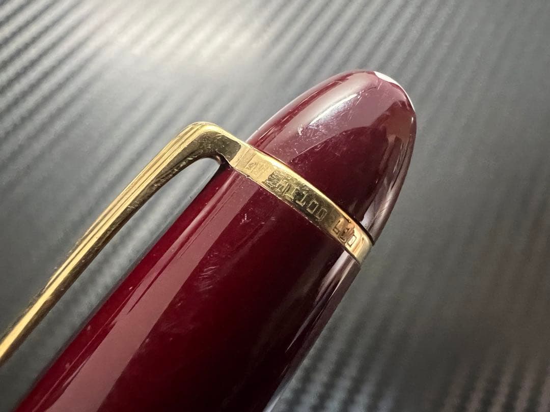 モンブラン マイスターシュテュック 147 トラベラー M ボルドー 万年筆