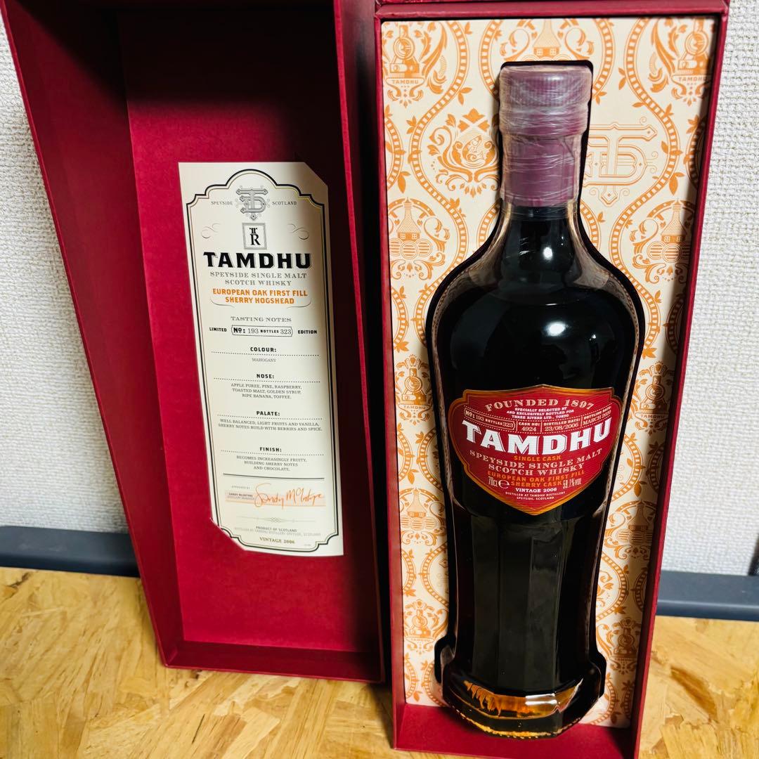 TAMDHU シングルモルトウイスキー 700ml 59.1% スリーリバース