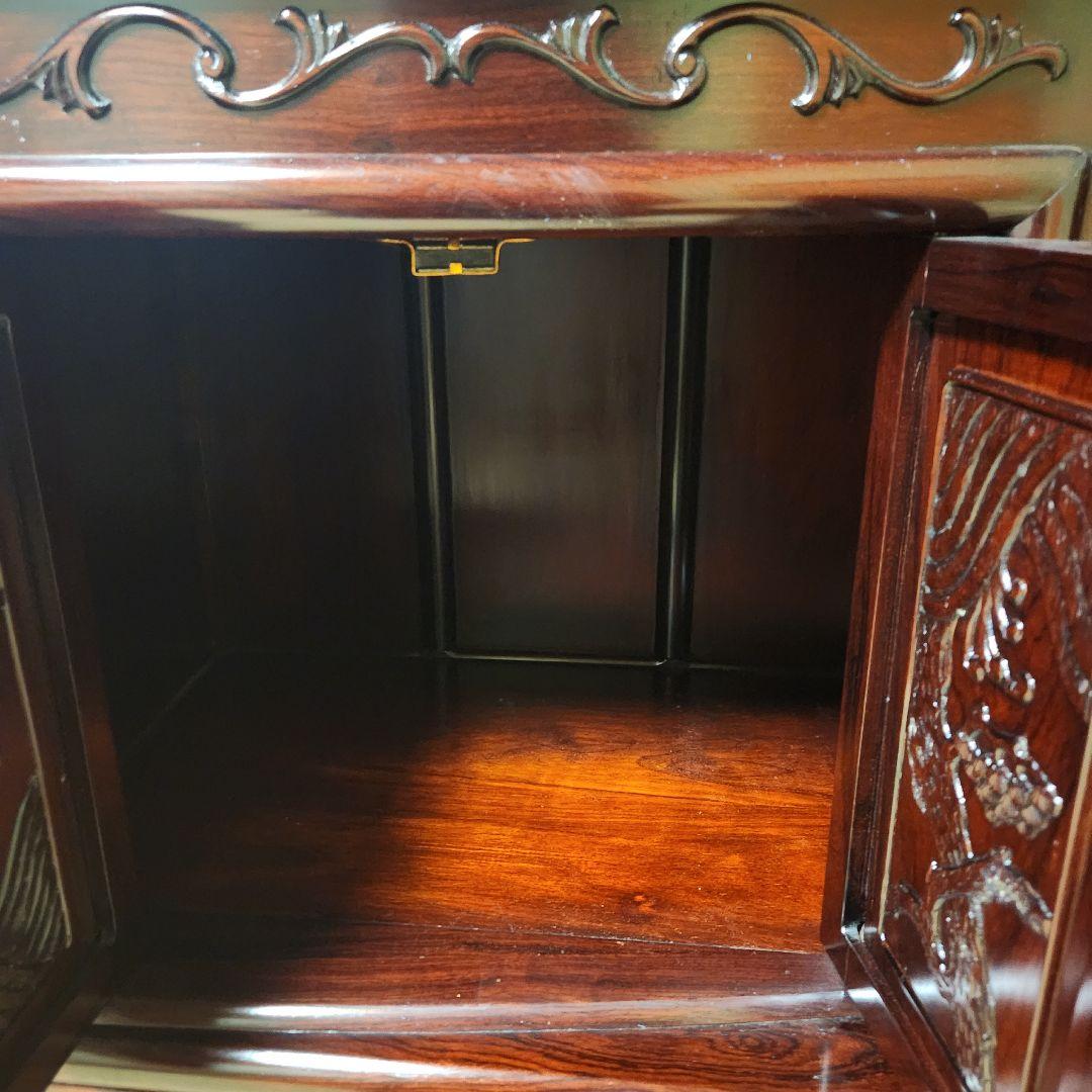 w【超美品】紫檀茶箪笥