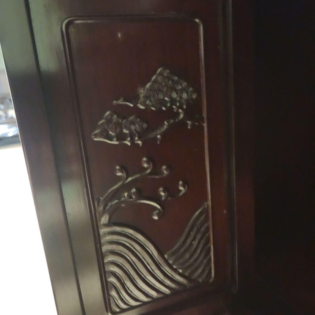 w【超美品】紫檀茶箪笥