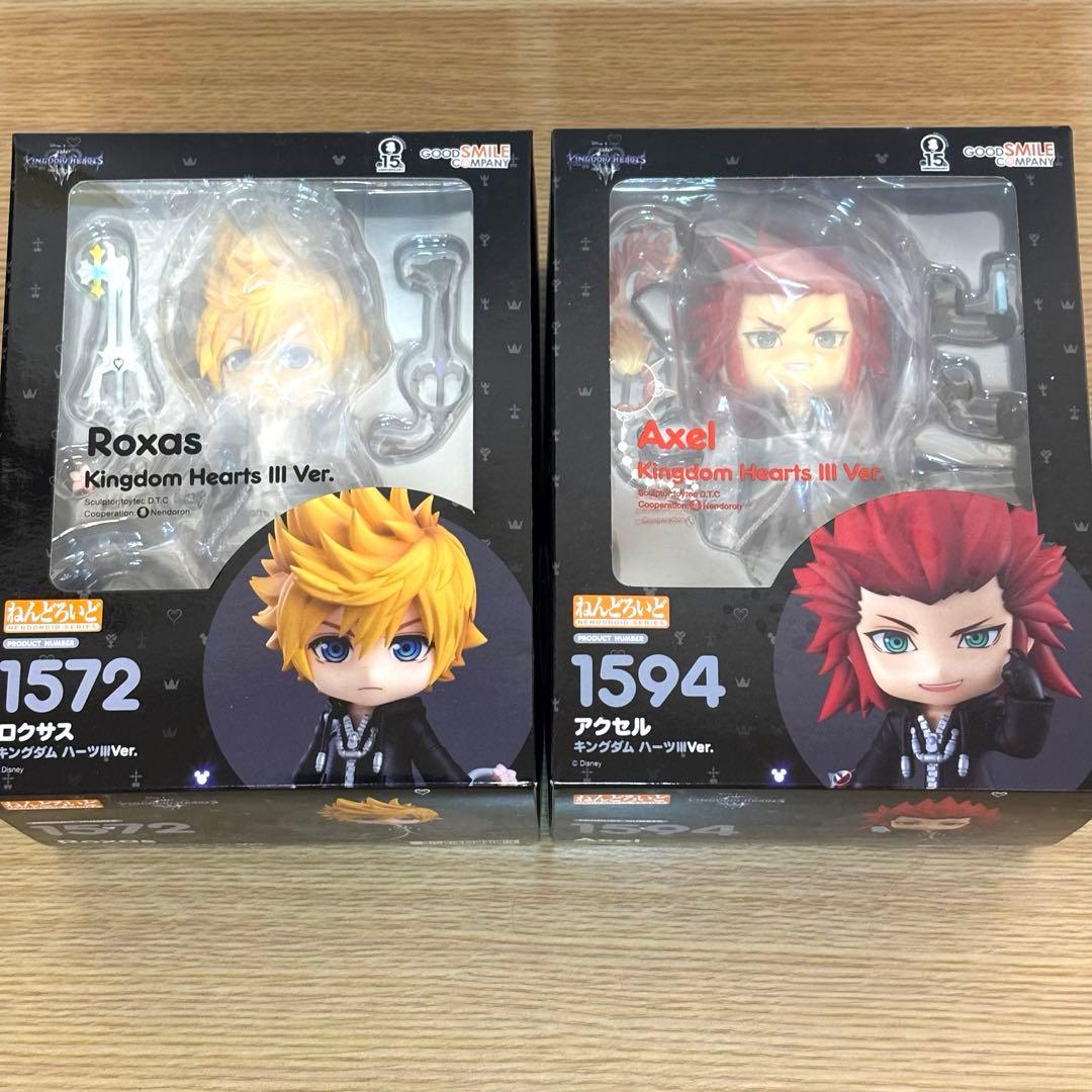 新品　ロクサス アクセル　ねんどろいど　キングダムハーツ