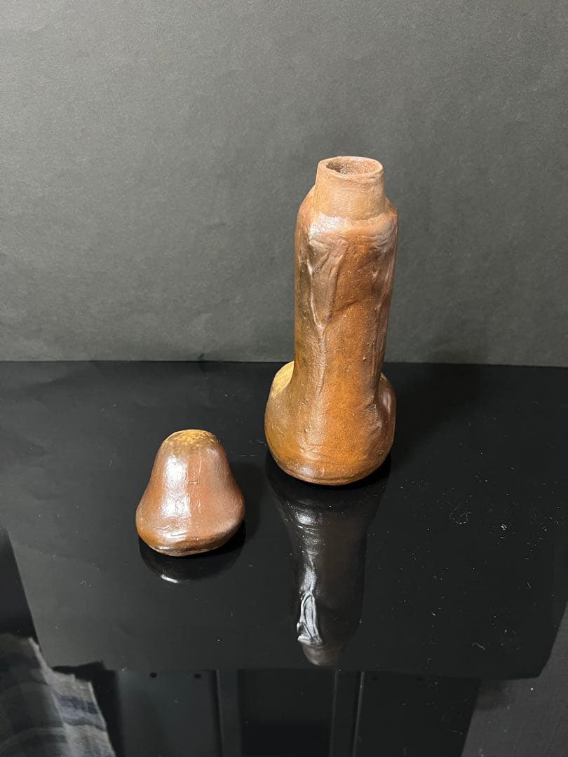 備前焼　珍品！　男根　酒器徳利　時代物　陶器