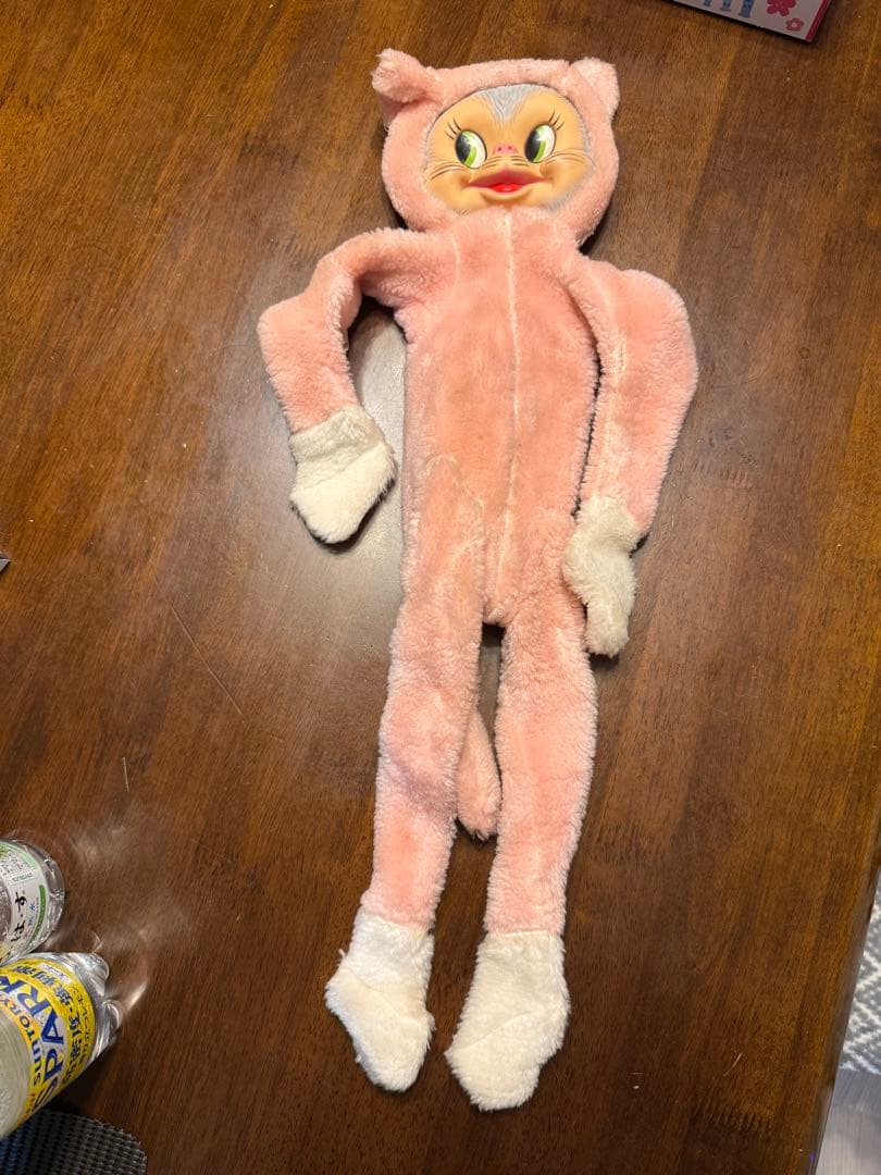 GUND ラバーフェイス 猫 50s 日本縫製タグ付 希少現状品