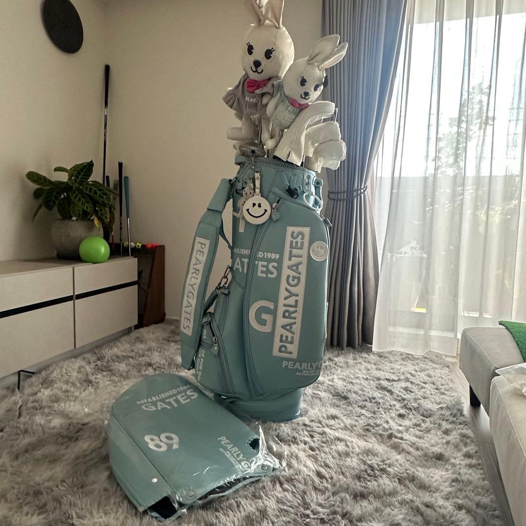 【完売】パーリーゲイツ キャディーバック　スタンド式　ブルー　70,400円