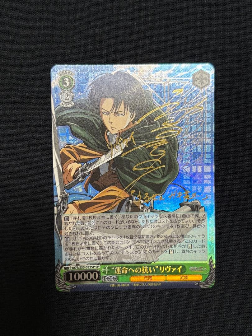 ヴァイスシュヴァルツ 運命への抗い リヴァイ sp